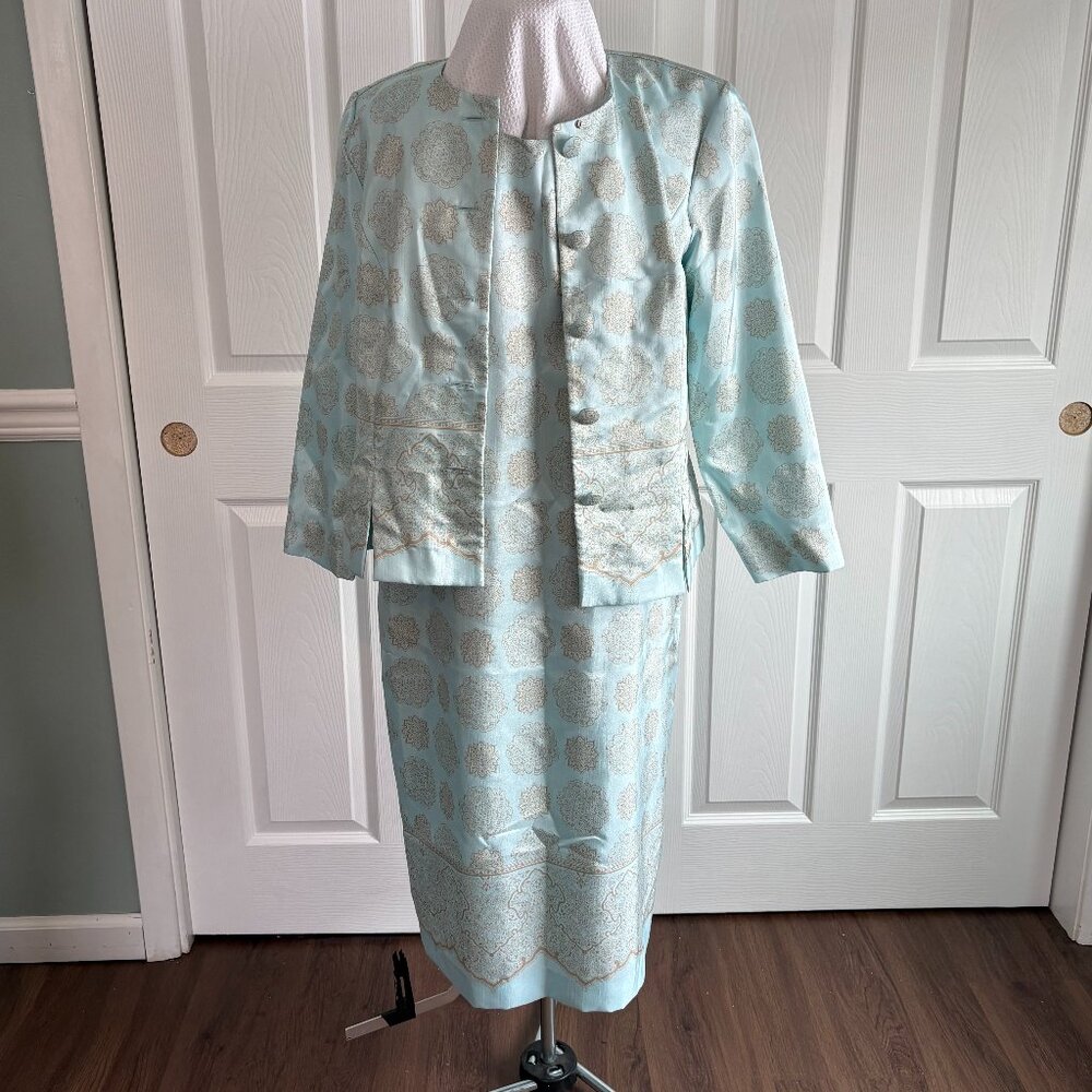 Leslie Fay Two Piece Dress - Size 14